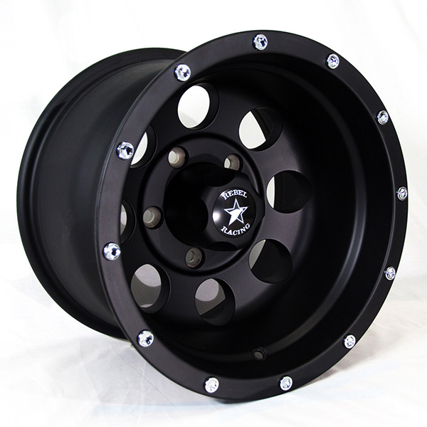 Rebel Racing Wheels Yukon Matte Black