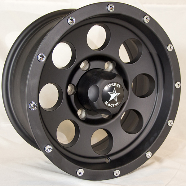 Rebel Racing Wheels Yukon Matte Black